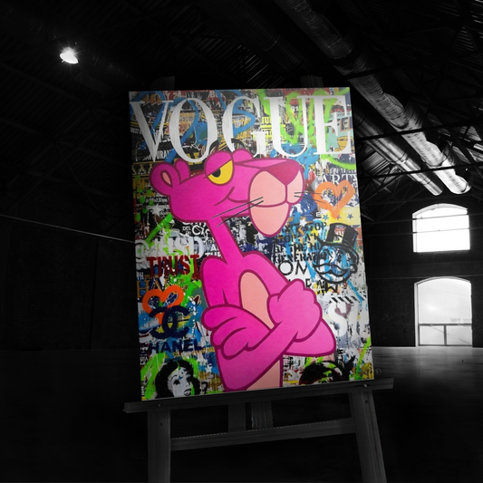 Růžový Panther na Obálce Vogue