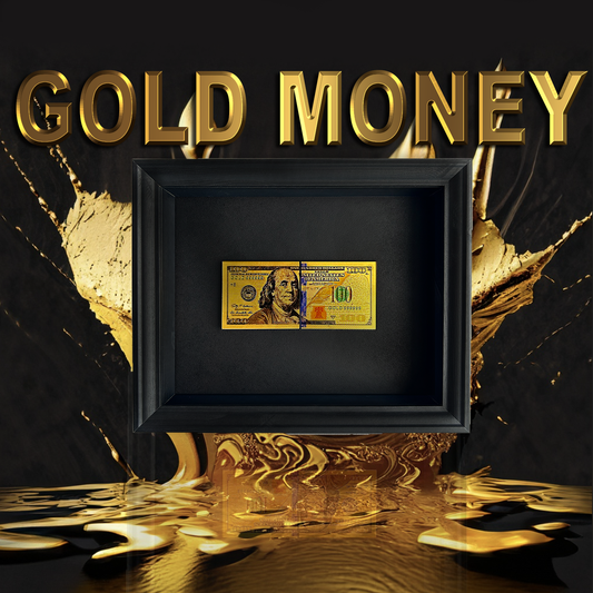 Svazek zlatých bankovek
