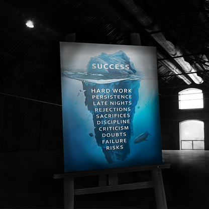 Iceberg of success